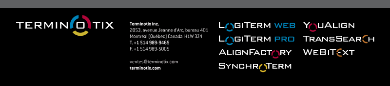 terminotix.com  Tél. : (514) 989-9465